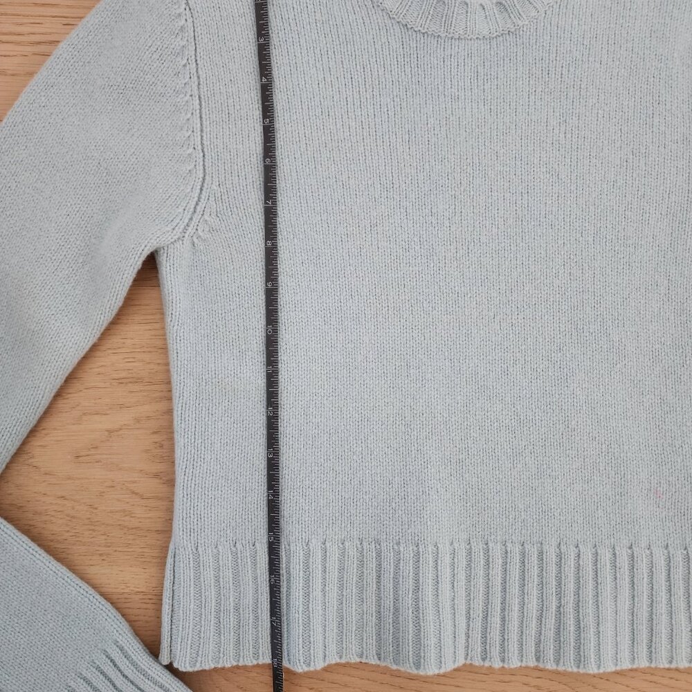 J.Crew Cropped Light Blue Sweater - Picture 8 of 9